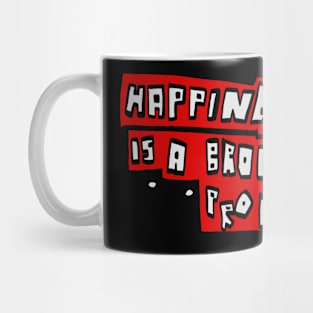 Happiness T-shirt Mug